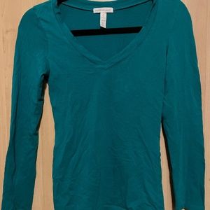 Aqua Green long sleeve tee